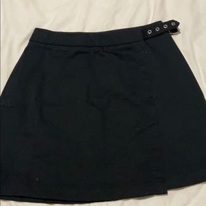 Brandy Melville Solid Black Emerson Skirt